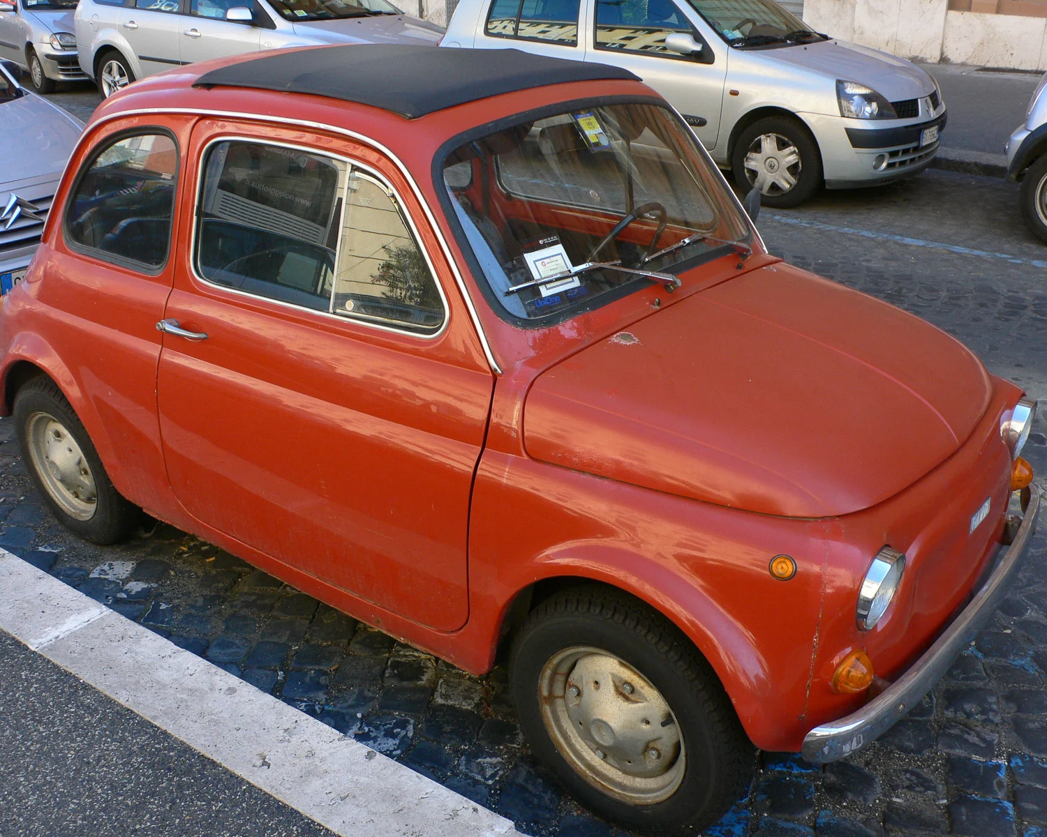 Small cars in Rome Photo Heatheronhertravels.com