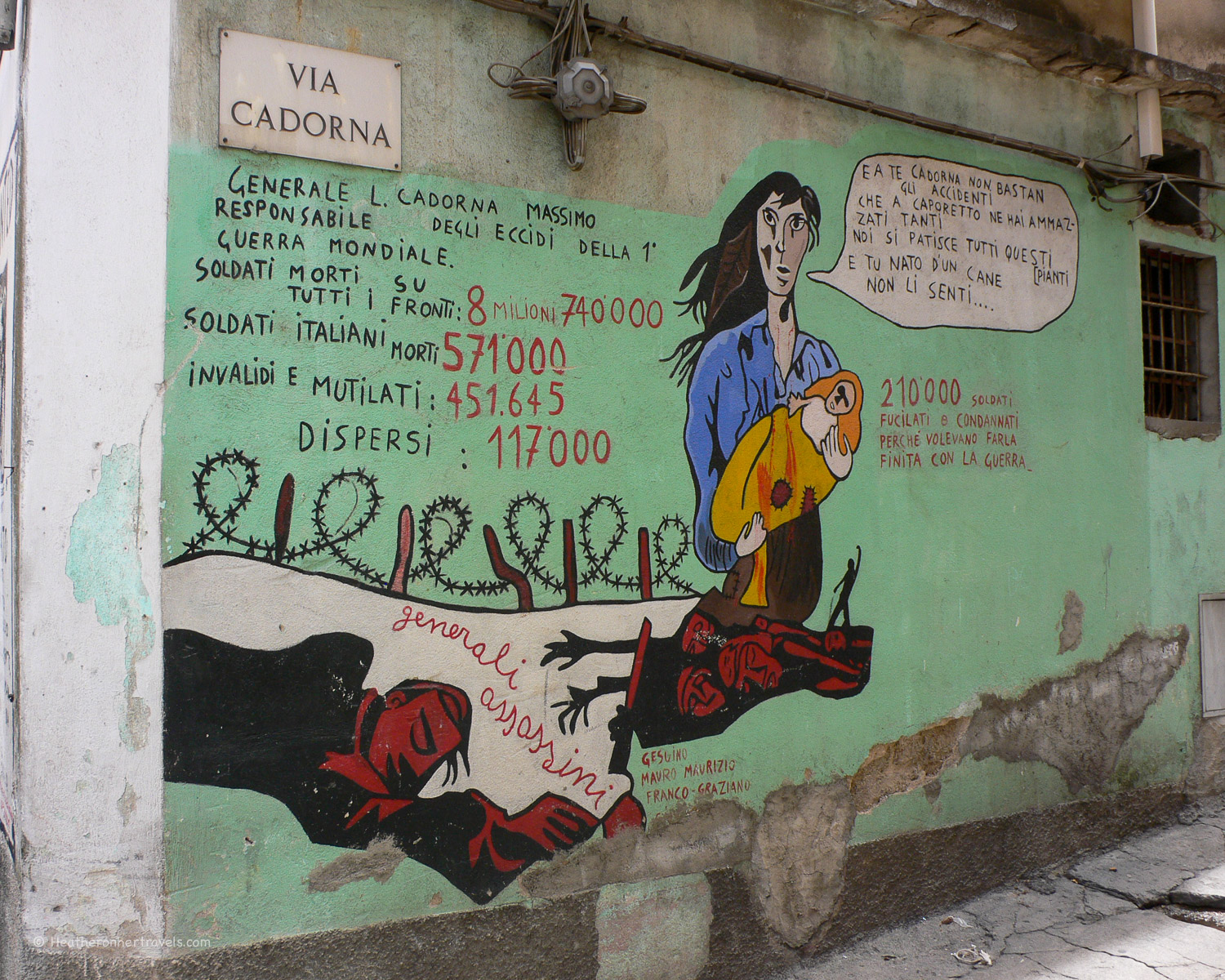 Bandits and Murals at Orgosolo in Sardinia