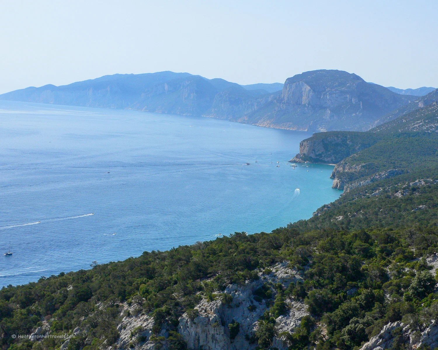 View from Nuraghe Mannu