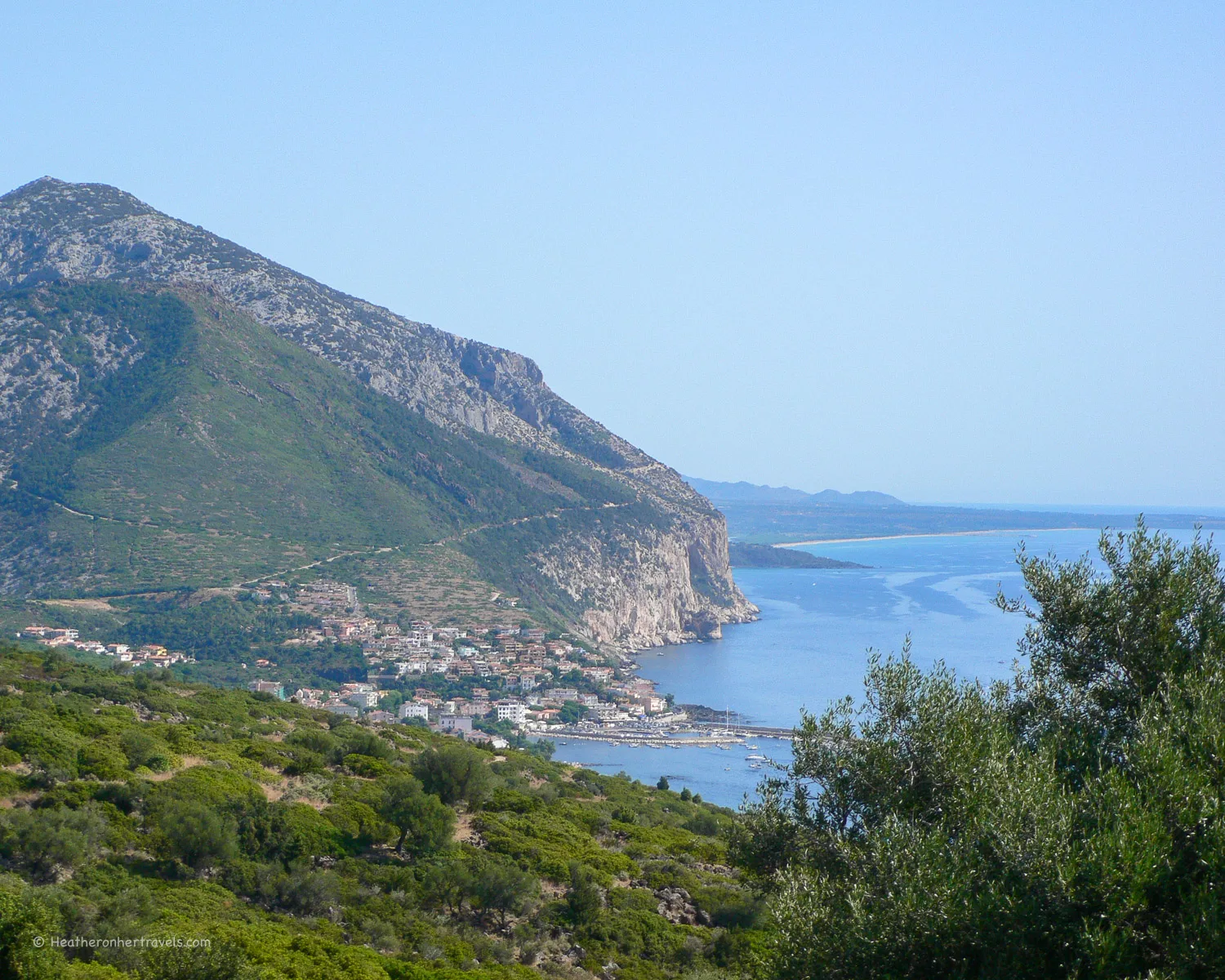 View from Nuraghe Mannu