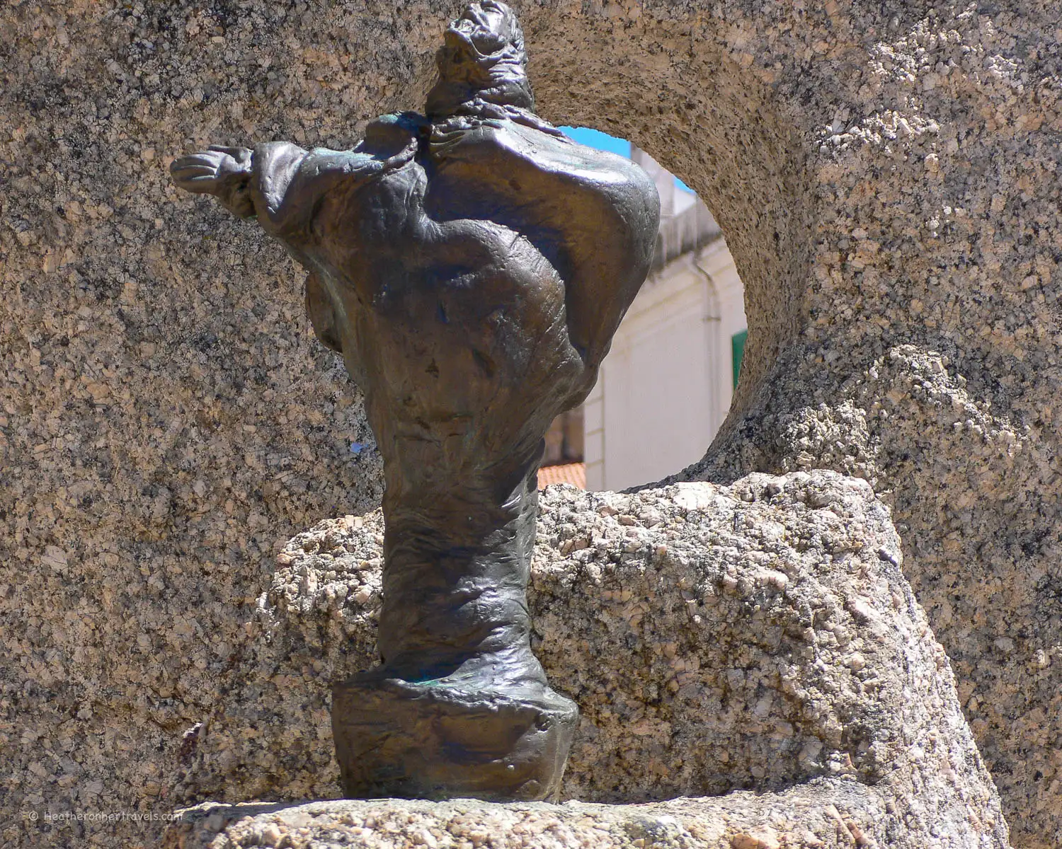 Cool sculpture in Nuoro,Sardinia