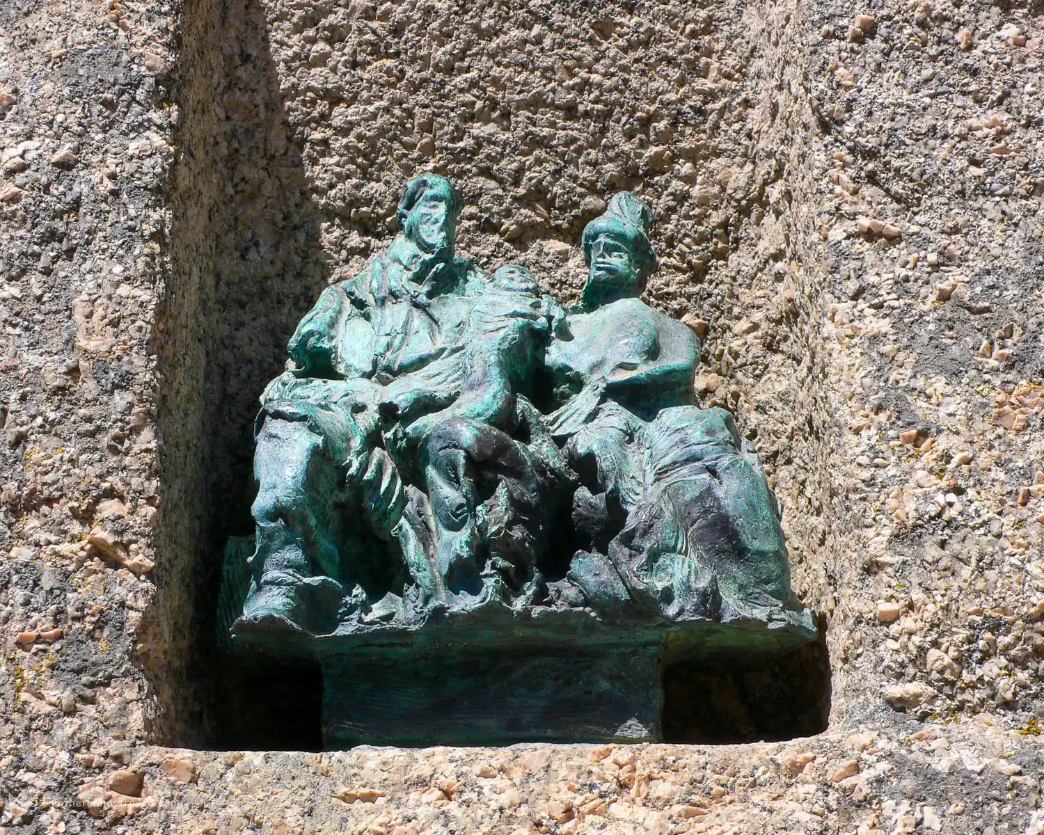 Cool sculpture in Nuoro,Sardinia