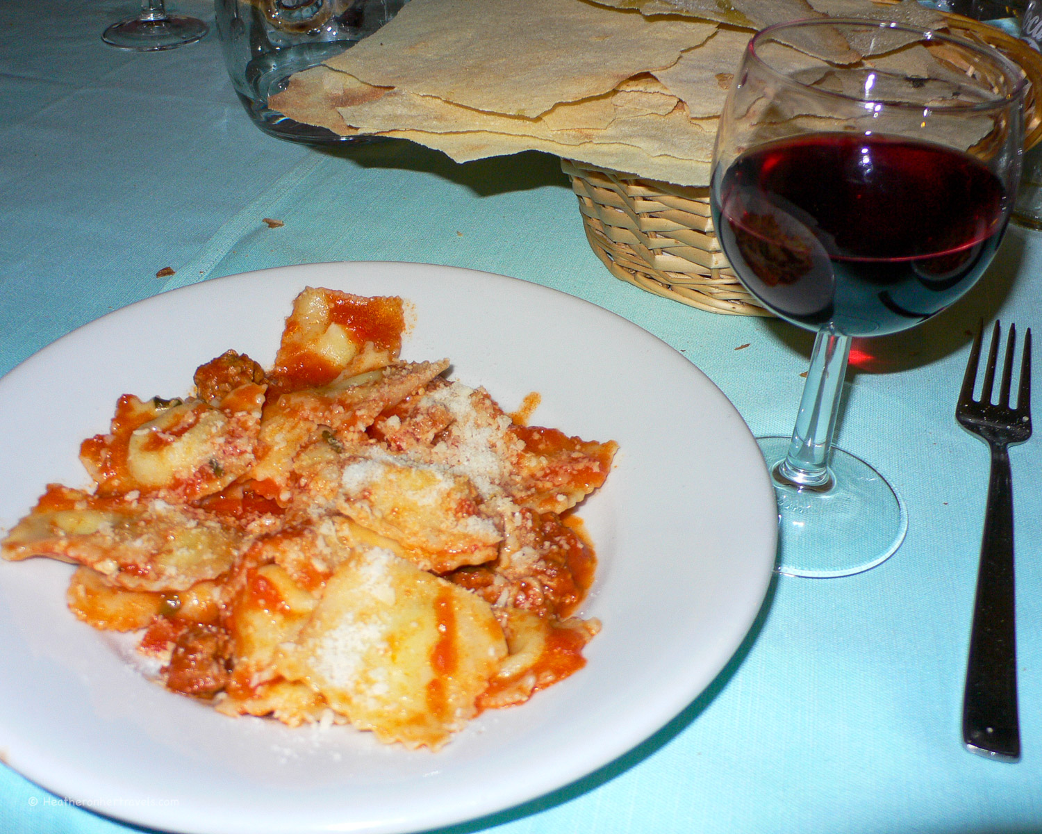 Dish in red wine in Sardinia
