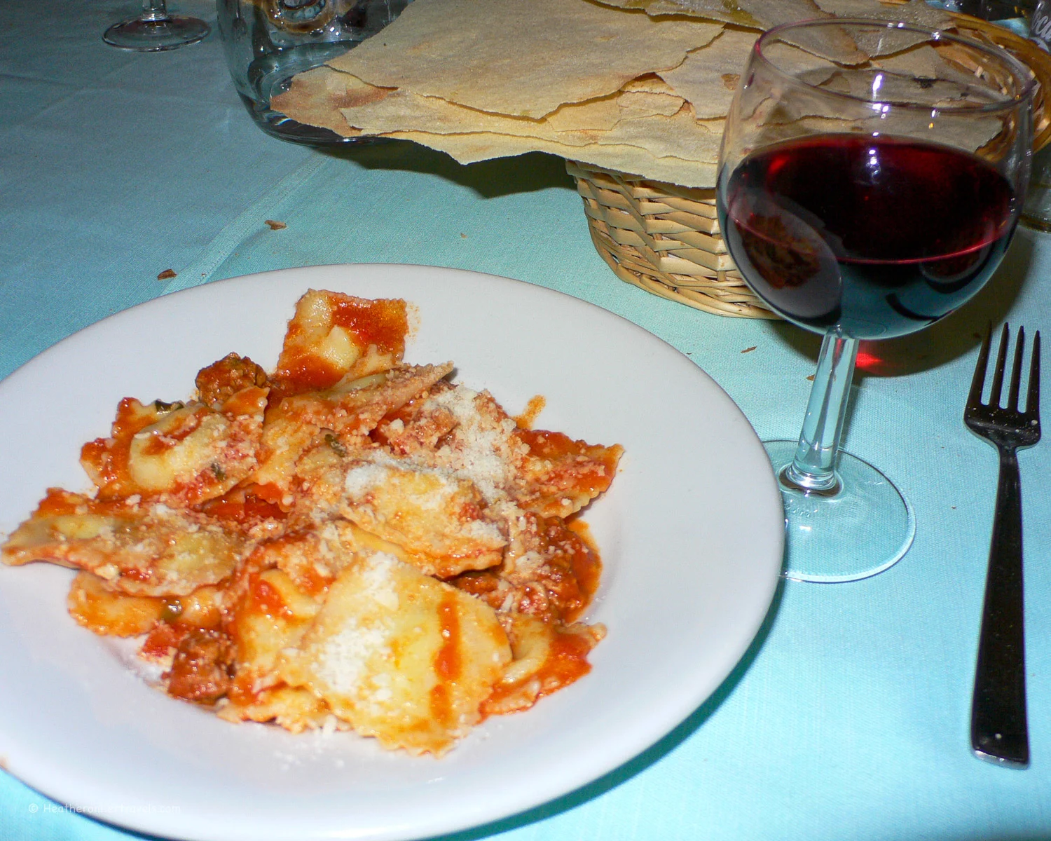 Dish in red wine in Sardinia
