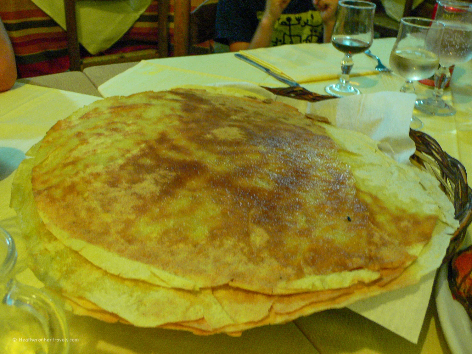 Pane carasau in Sardinia