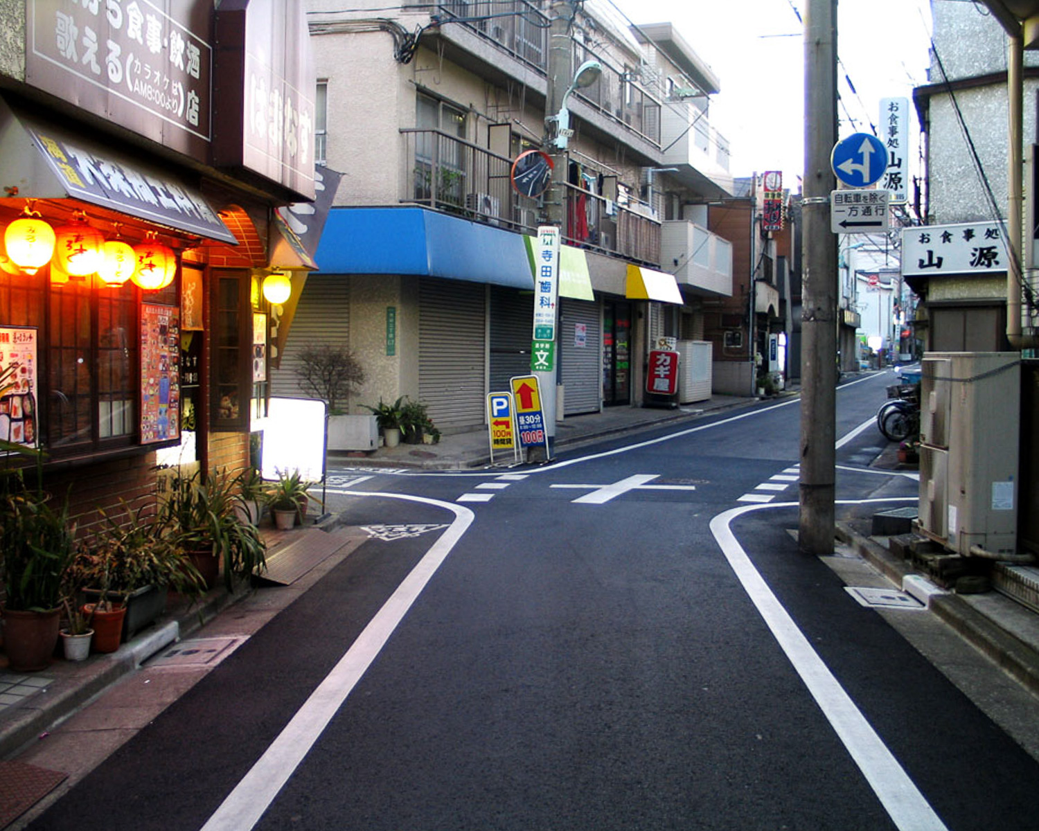 Outside of Backpacker's Hostel in Ikebukuro Tokyo