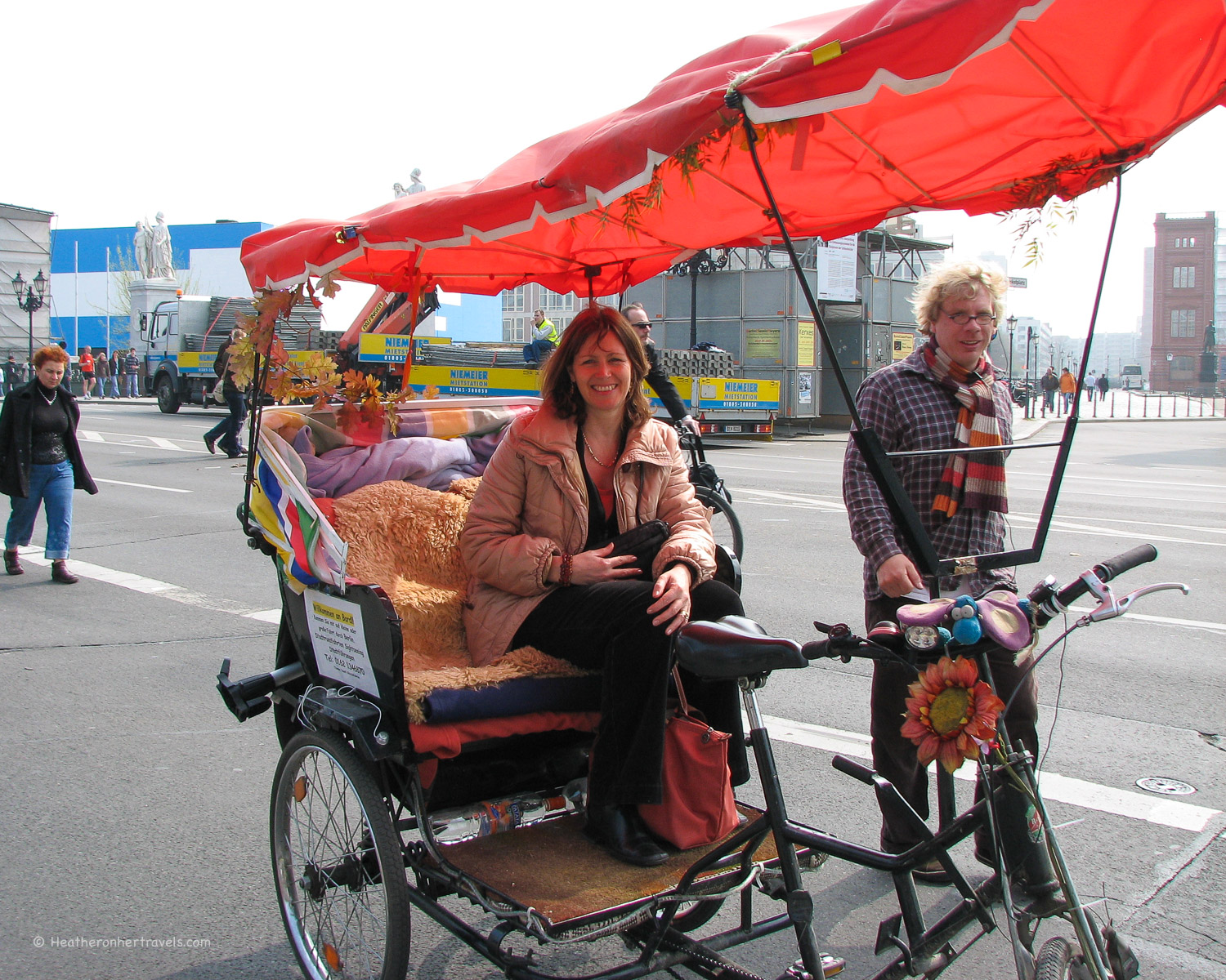 Sightseeing by Rickshaw in Berlin Photo Heatheronhertravels.com