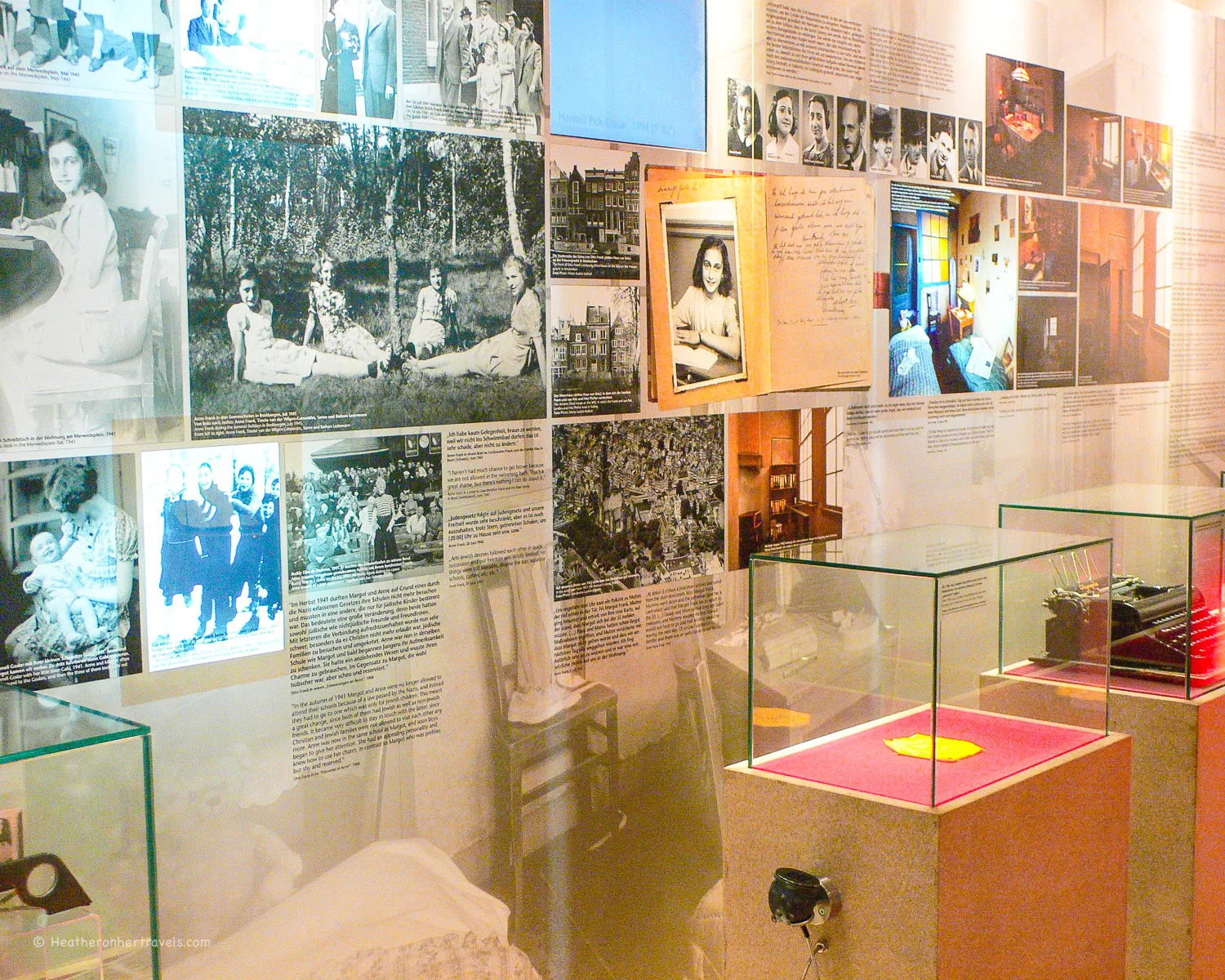 At the Anne Frank Museum in Berlin At the Anne Frank Museum in Berlin