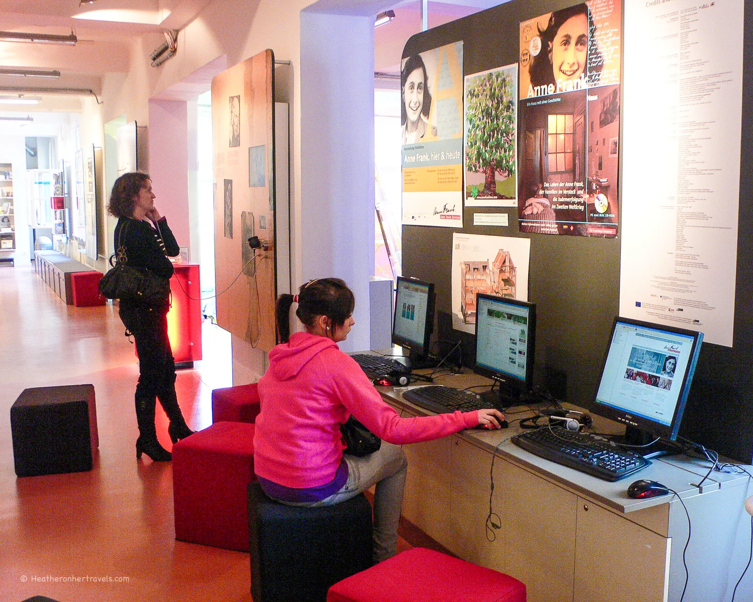 At the Anne Frank Museum in Berlin