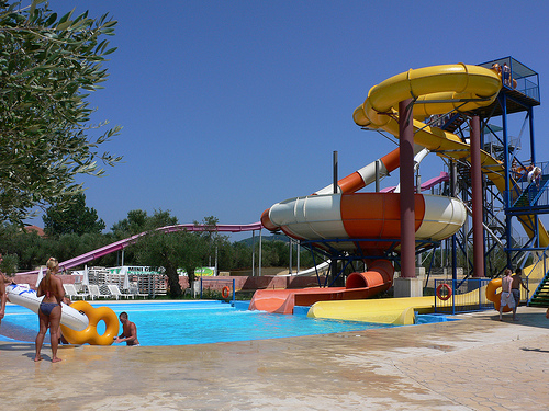 Water park at Zakynthos