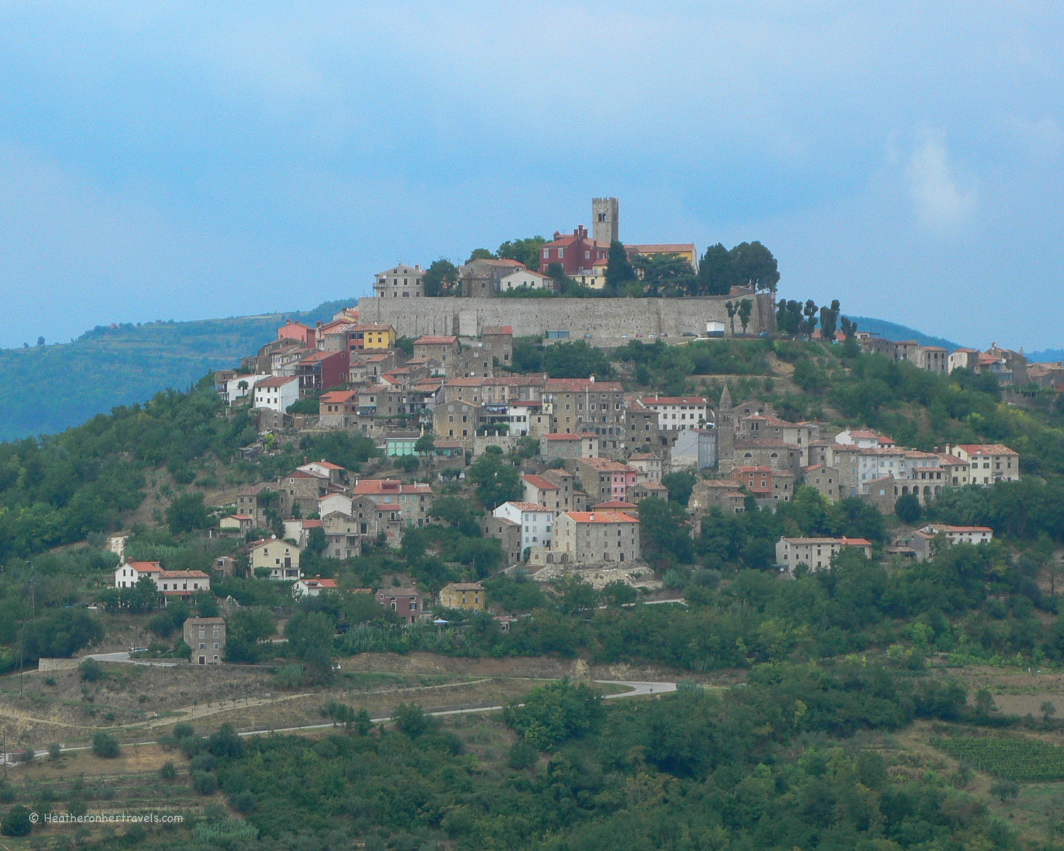 Motovun in Istria in Croatia