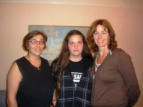 Heather with Hospitality club guests, Irena and Andrijana from Serbia Photo: Heatheronhertravels.com