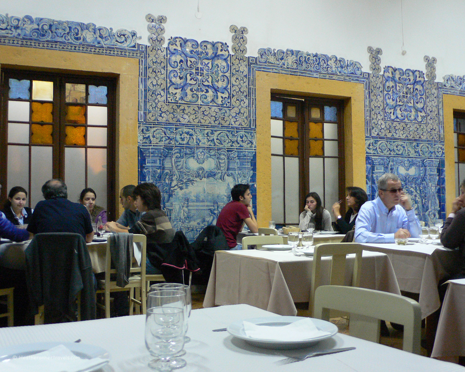 Dining room at Casa do Alentejo in Lisbon