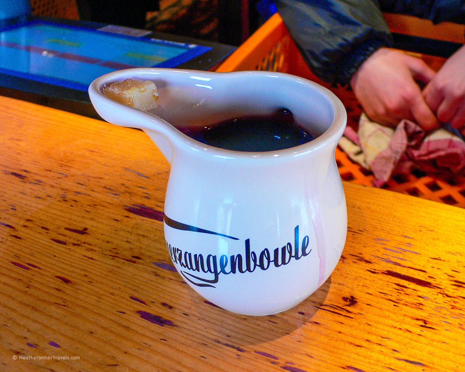 Feuerzangenbowle at Tollwood Festival in Munich