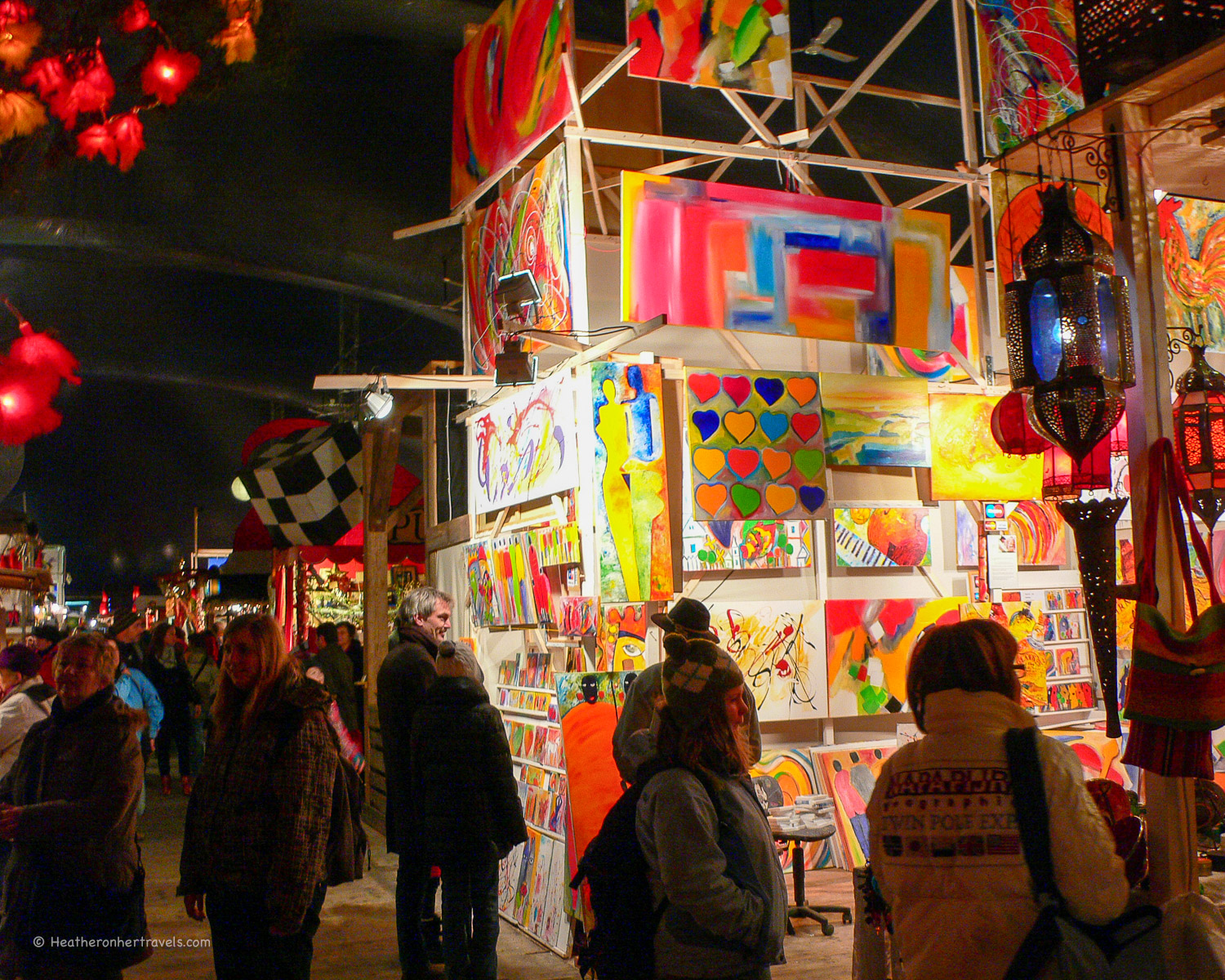 Tollwood Christmas Market in Munich Germany © Heatheronhertravels.com