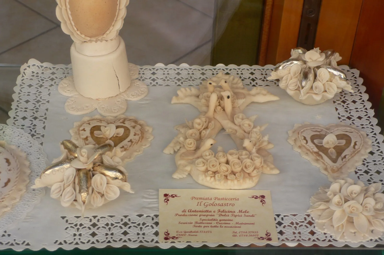 Decorative biscuits in Nuoro,Sardinia