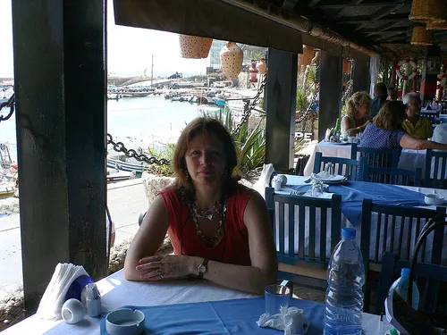 Lunch at Byblos Fishing Club in Lebanon