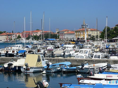 The Marina in Porec, Istria