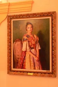 Portrait of a fallera major Portrait of a fallera major