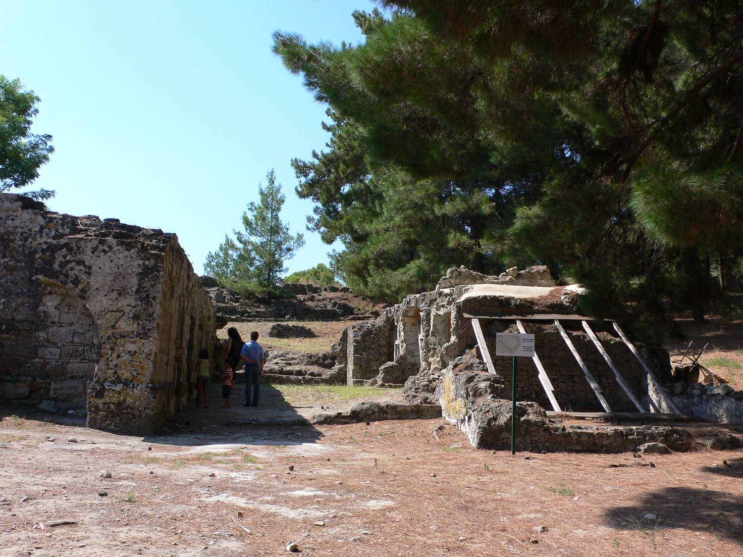 The Venetian fort above the Zante town Zakynthos
