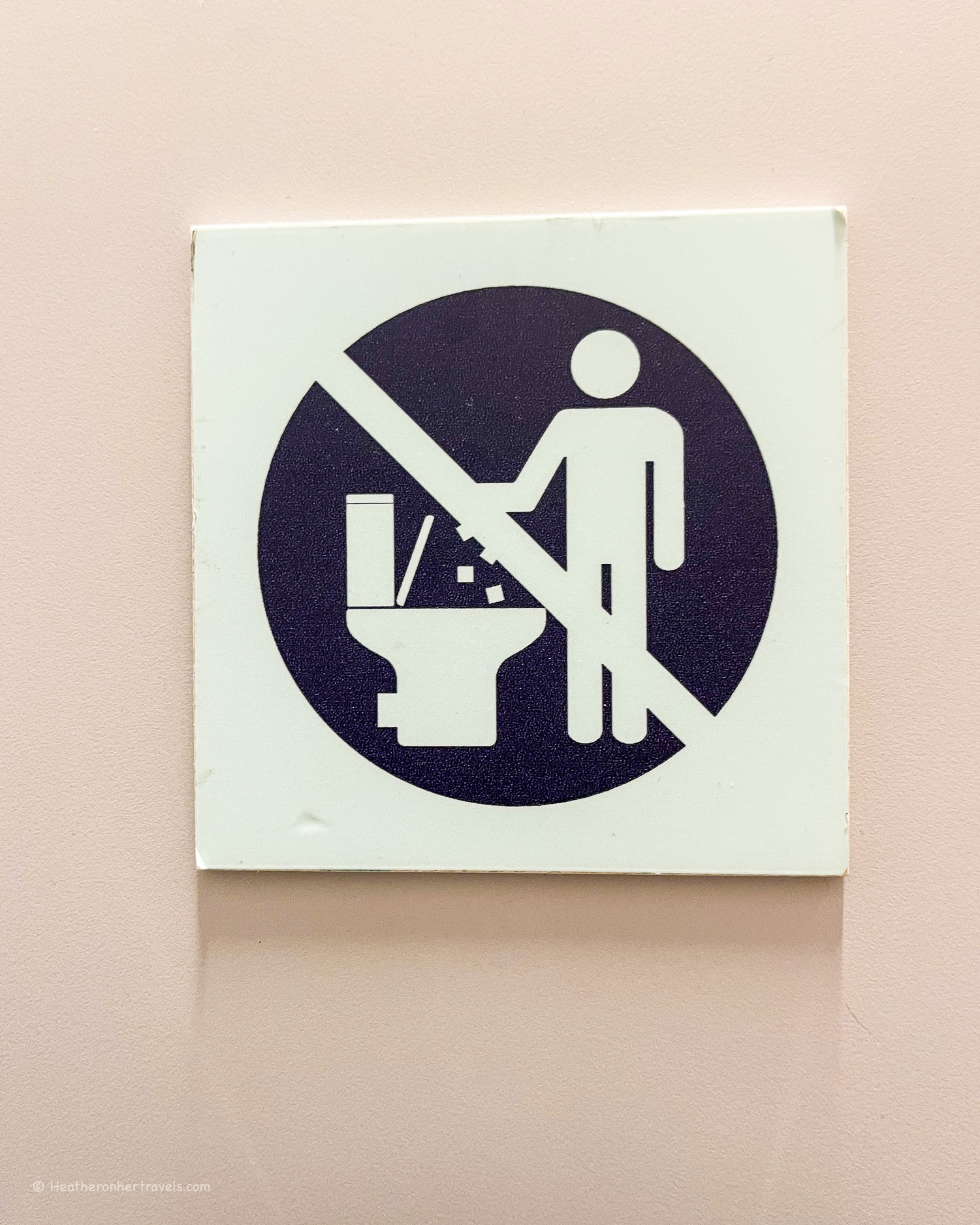 Greece Toilet paper sign!