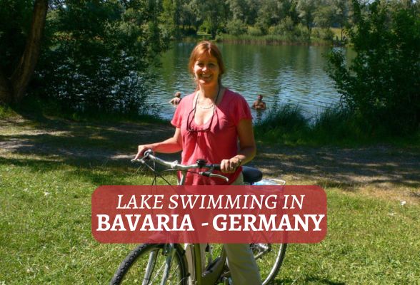 Lake swimming in Bavaria, Germany