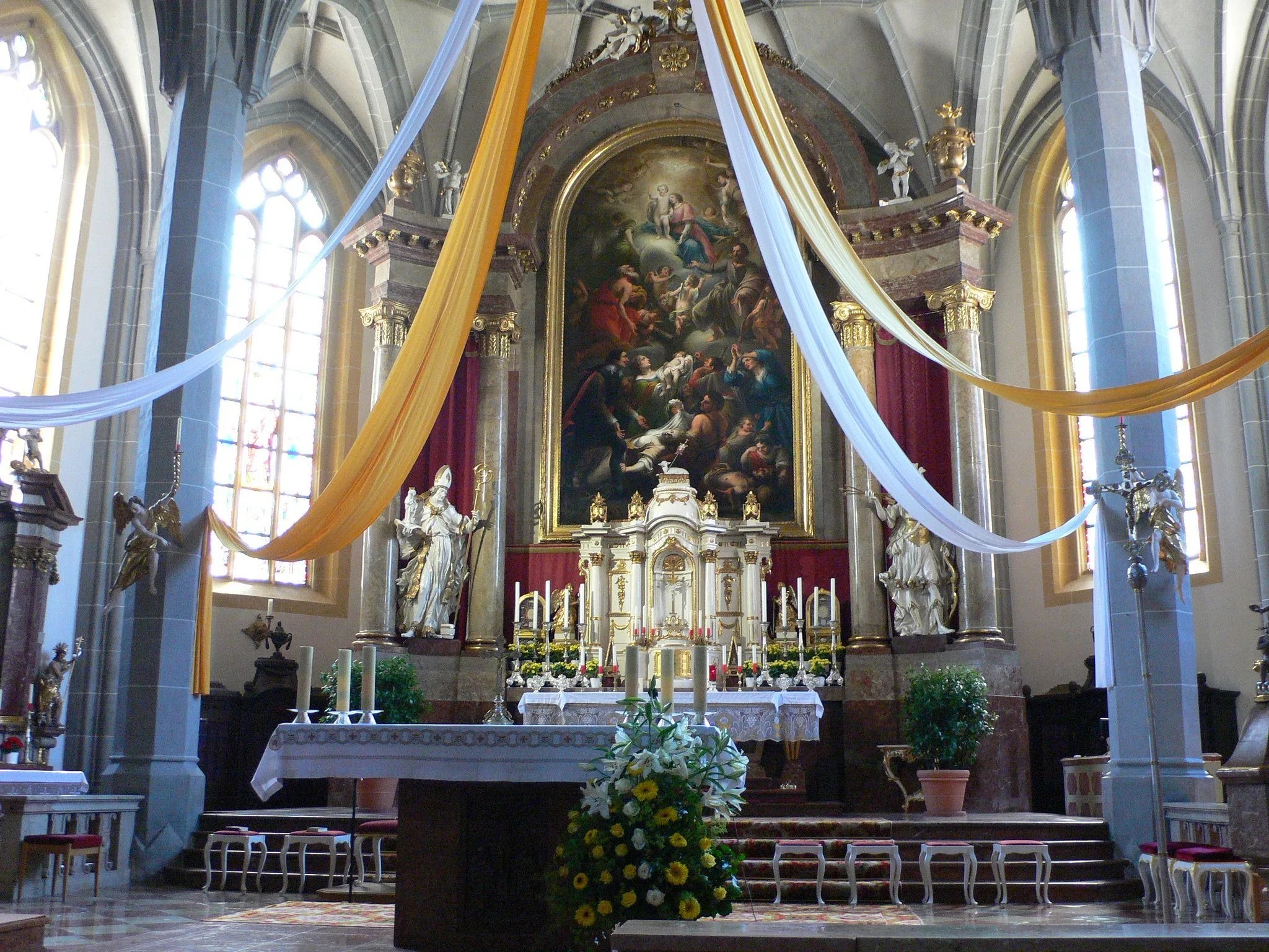 Church of St Philip and Jacob in Altotting in Bavaria, Germany Photo Heatheronhertravels.com