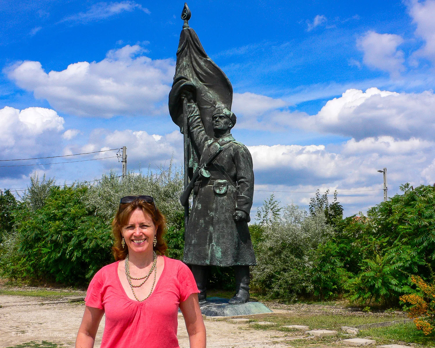 At Memento Park near Budapest