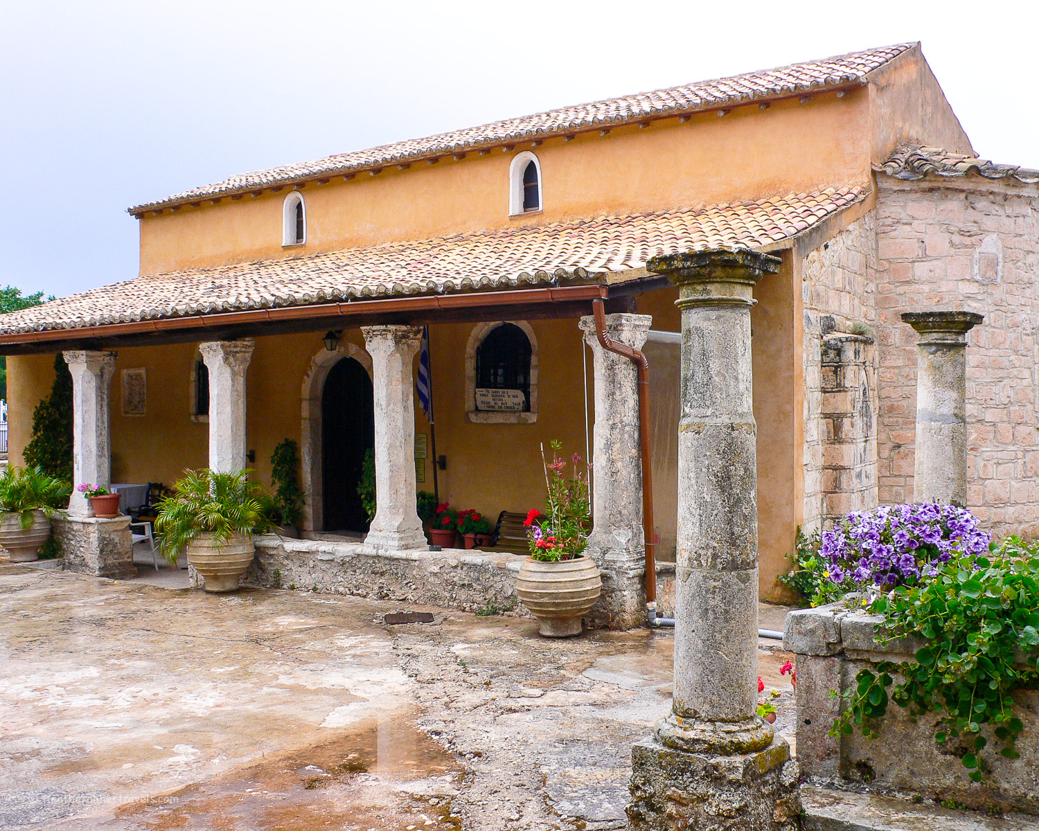 St Denis Monastery or Theotokos Anafonitria, Zakynthos, Greece