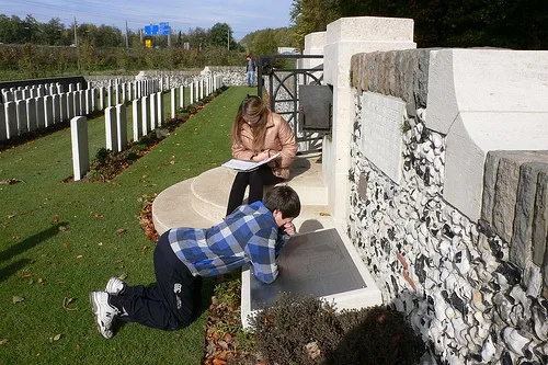 Crump Trench Cemetery, nr Arras, France