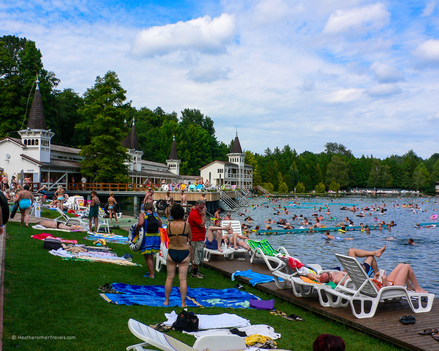 Thermal Lake at Hévíz, Hungary