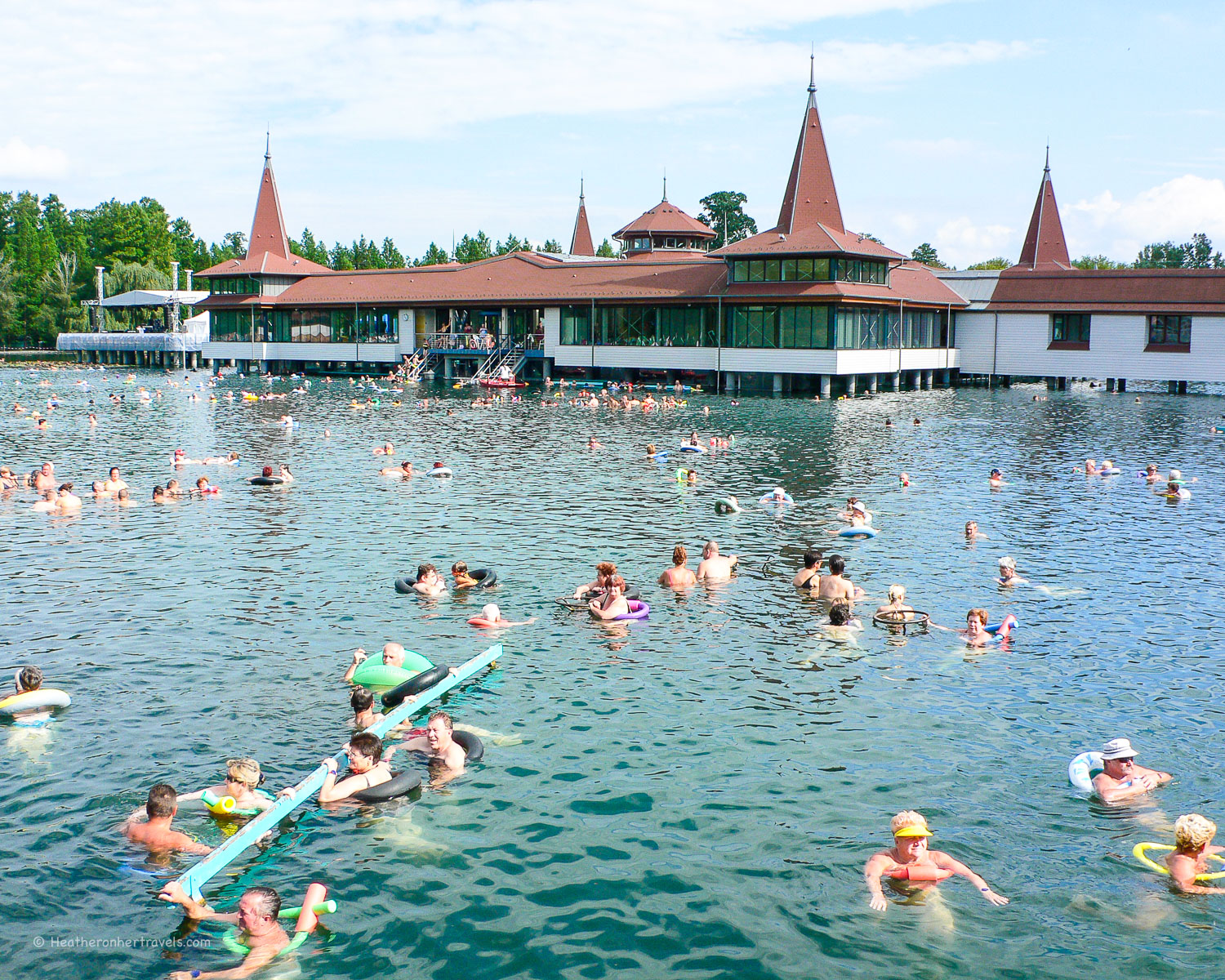 Thermal Lake at Hévíz, Hungary