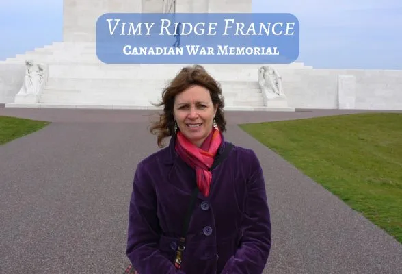 At Vimy Ridge memorial, near Arras, France