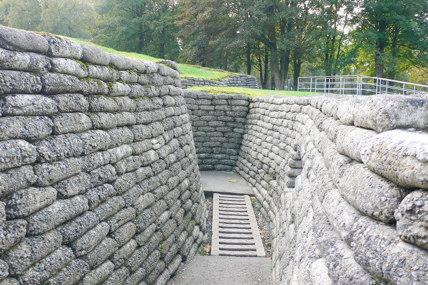 Trenches at Vimy Ridge, near Arras, France