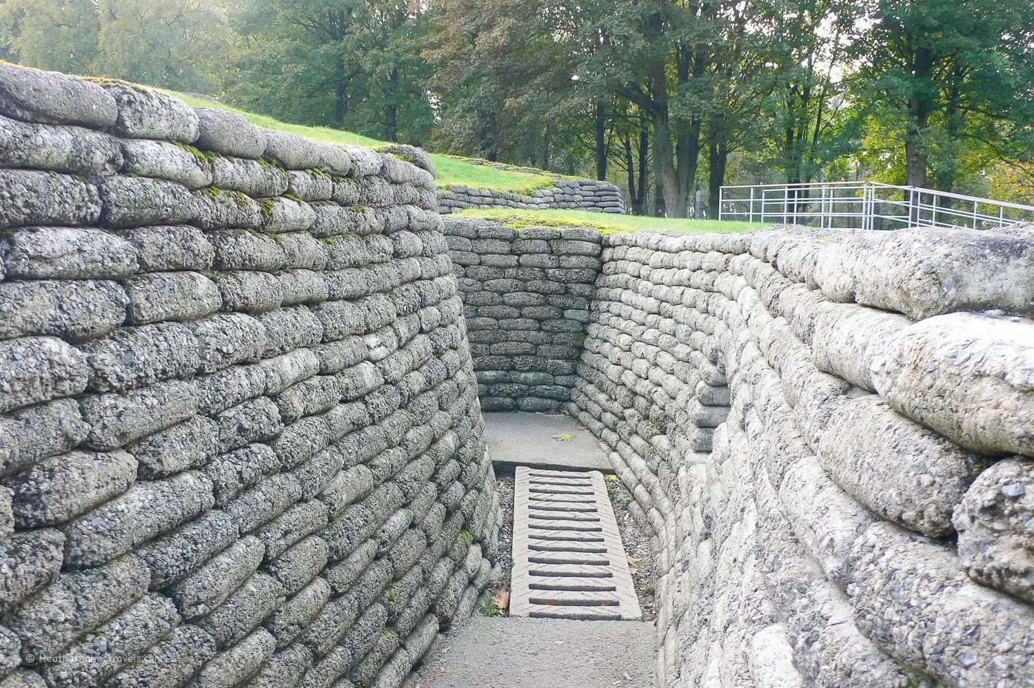 Trenches at Vimy Ridge, near Arras, France