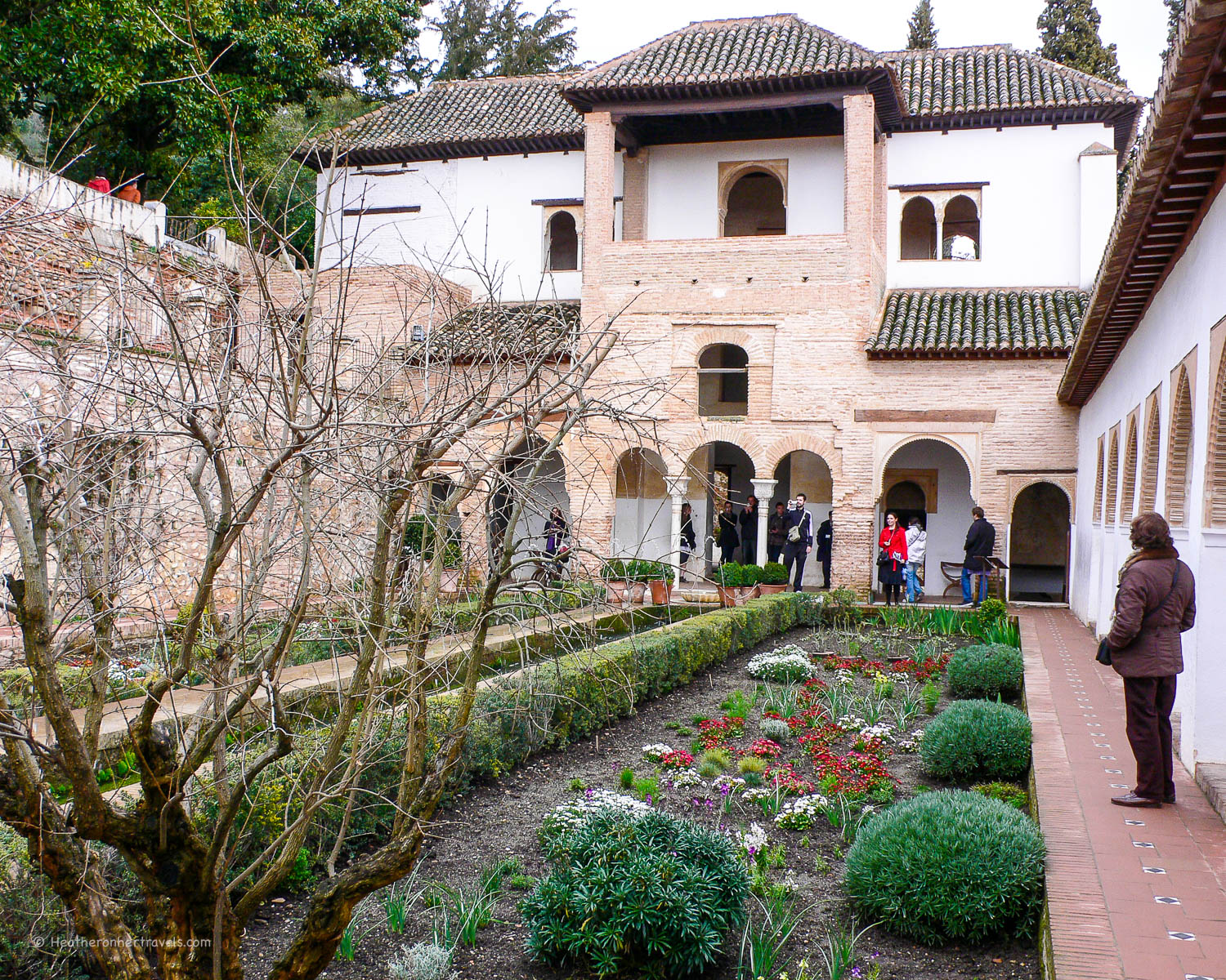 Generalife Courtyard at the Alhambra in Granada