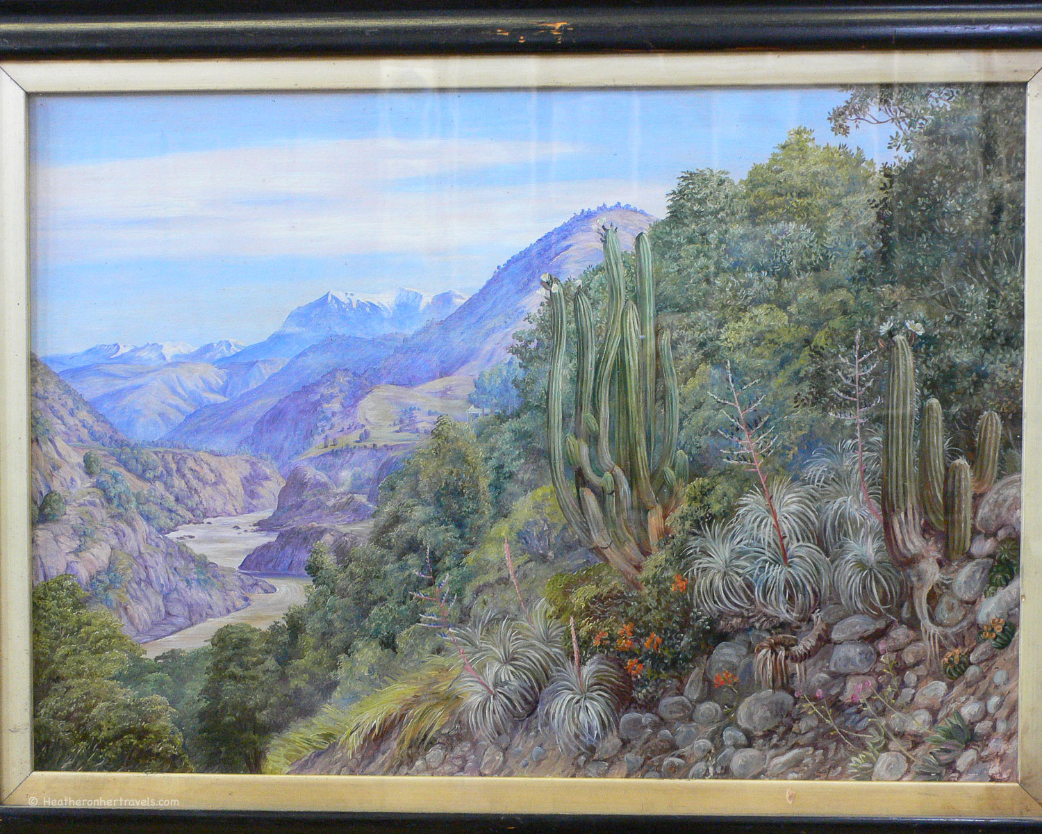 Paintings in the Marianne North Gallery at Kew