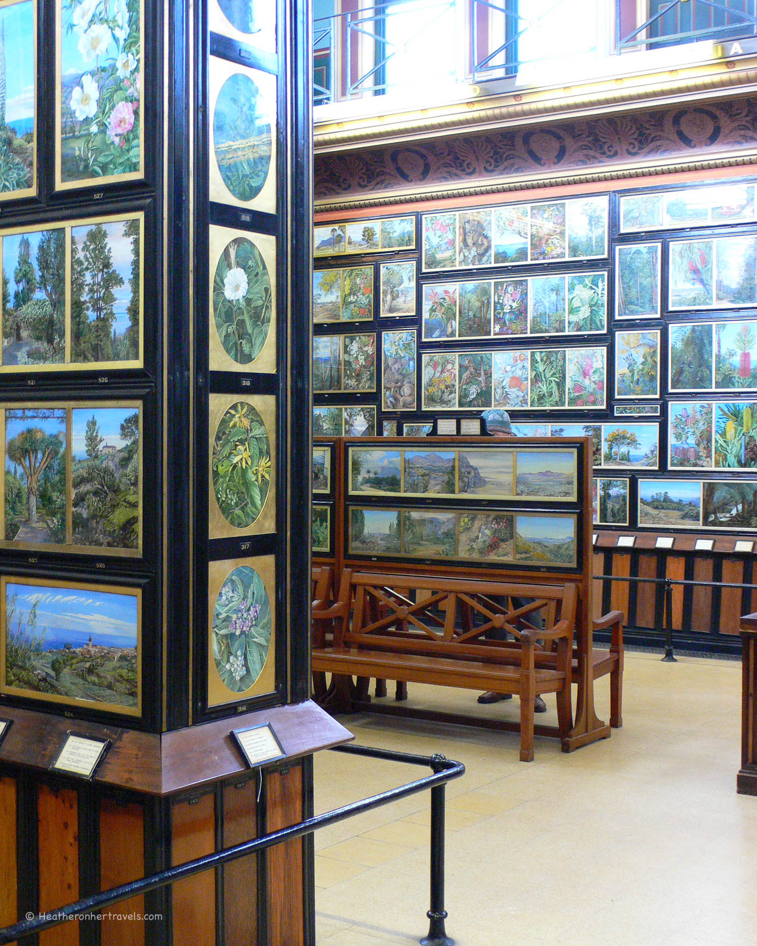 Paintings in the Marianne North Gallery at Kew