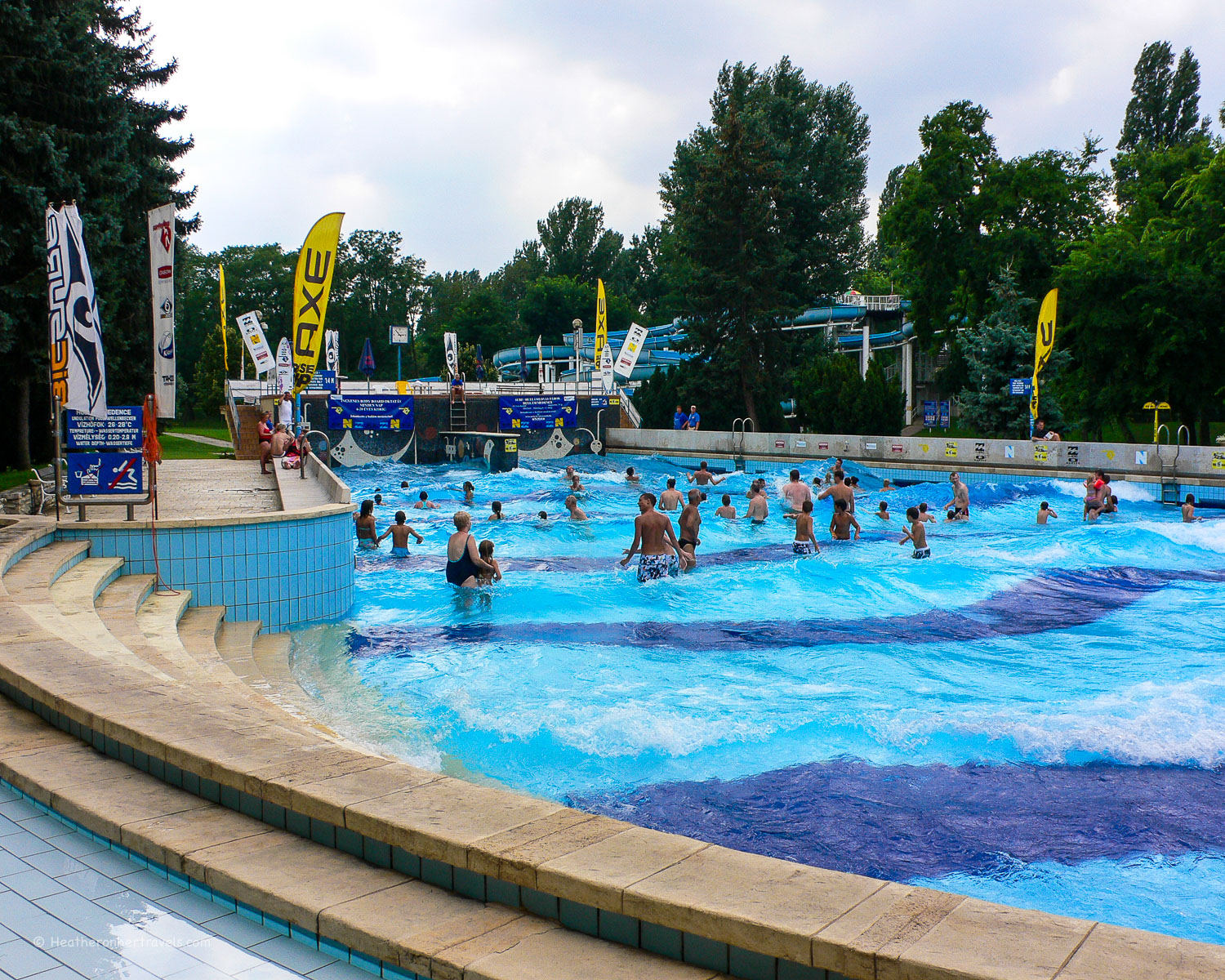 Palatinus Strand on Margaret Island, Budapest