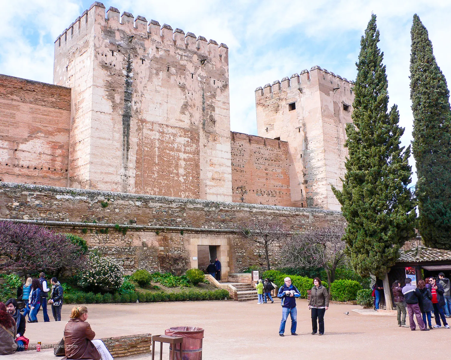 The Tower of Homage at Alhambra in Granada