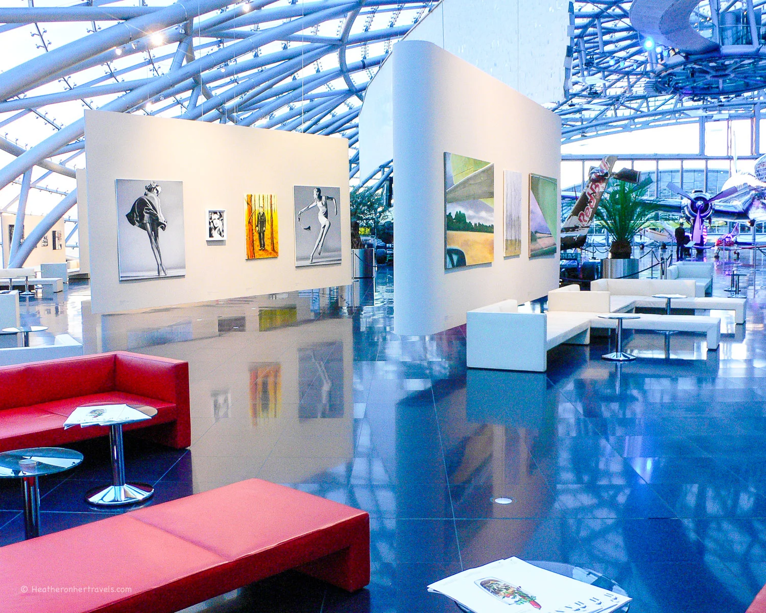 Art exhibition at Hangar 7 in Salzburg