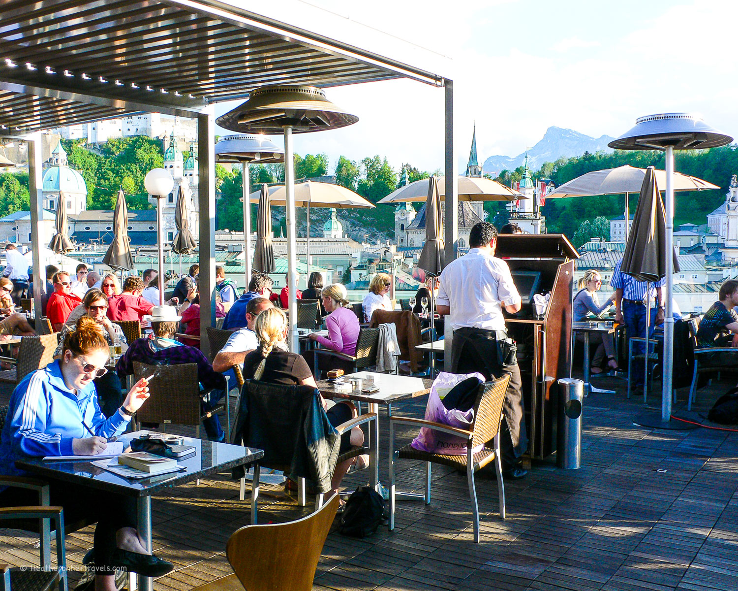 Steinterrasse in Salzburg