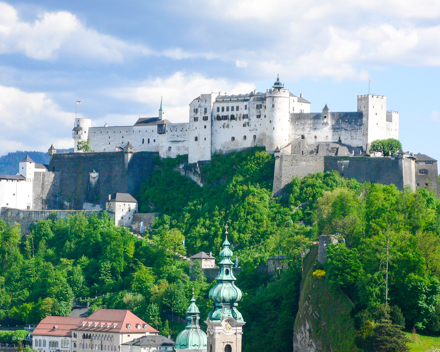 Hohensalzburg Fortress in Salzburg by Heatheronhertravels.com