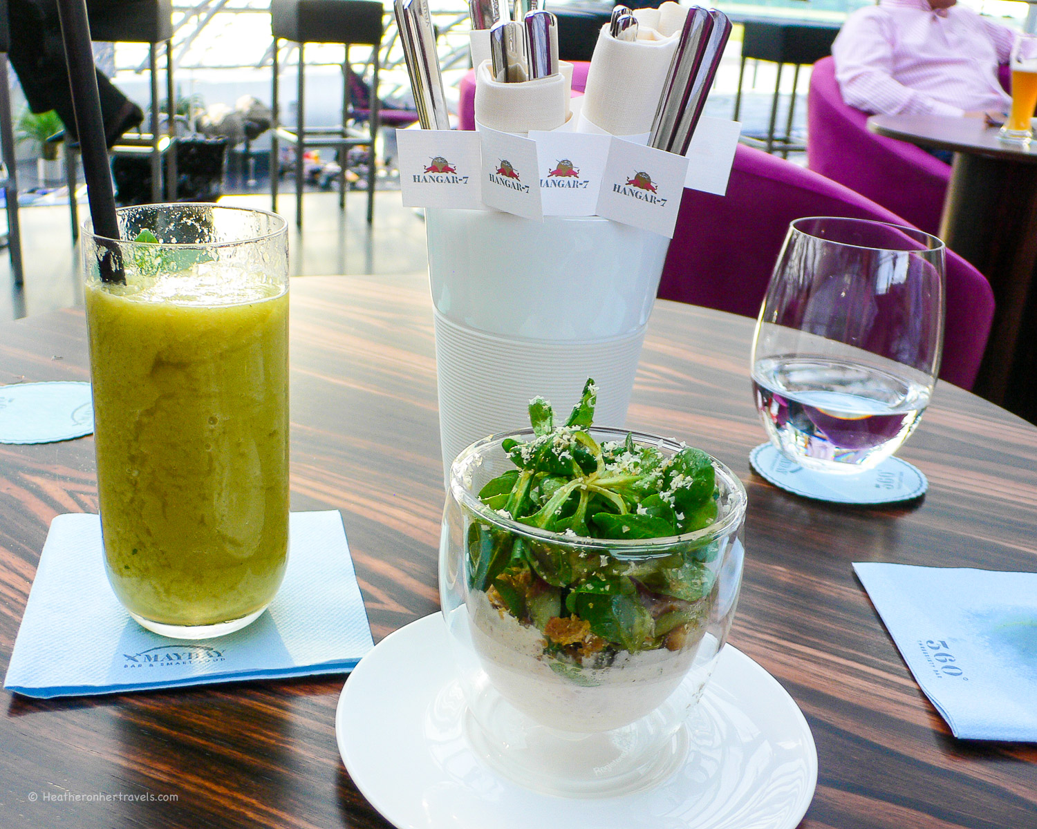 Smart Food at Maybar in Hangar 7 in Salzburg