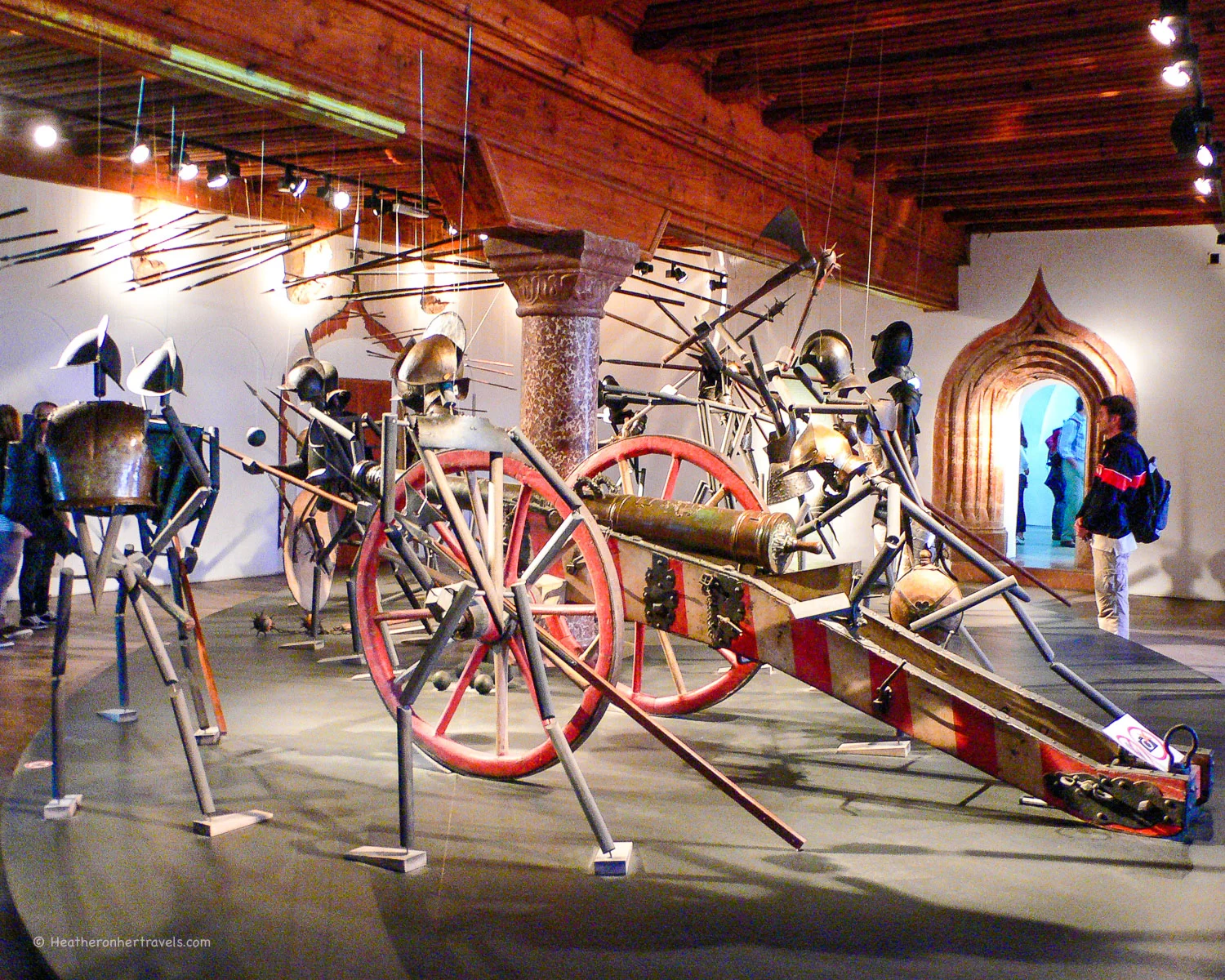 Armour in the Hohensalzburg Fortress in Salzburg