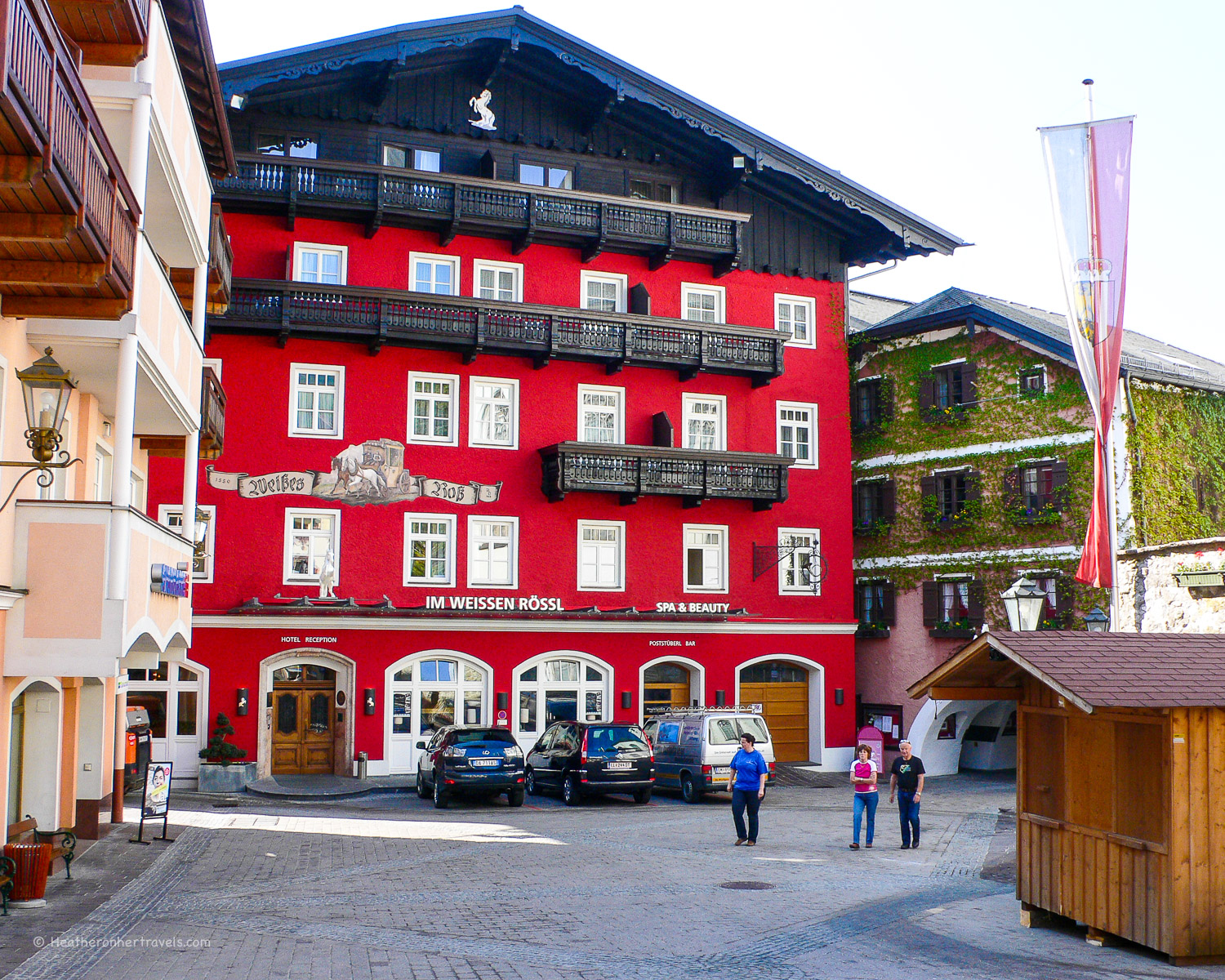 Hotel Weissen Rössl at St Wolfgang in Austria