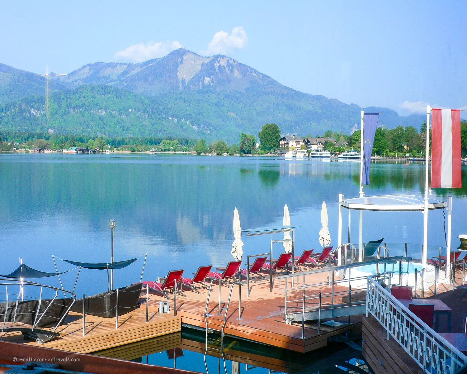 Hotel Weissen Rössl at St Wolfgang in Austria