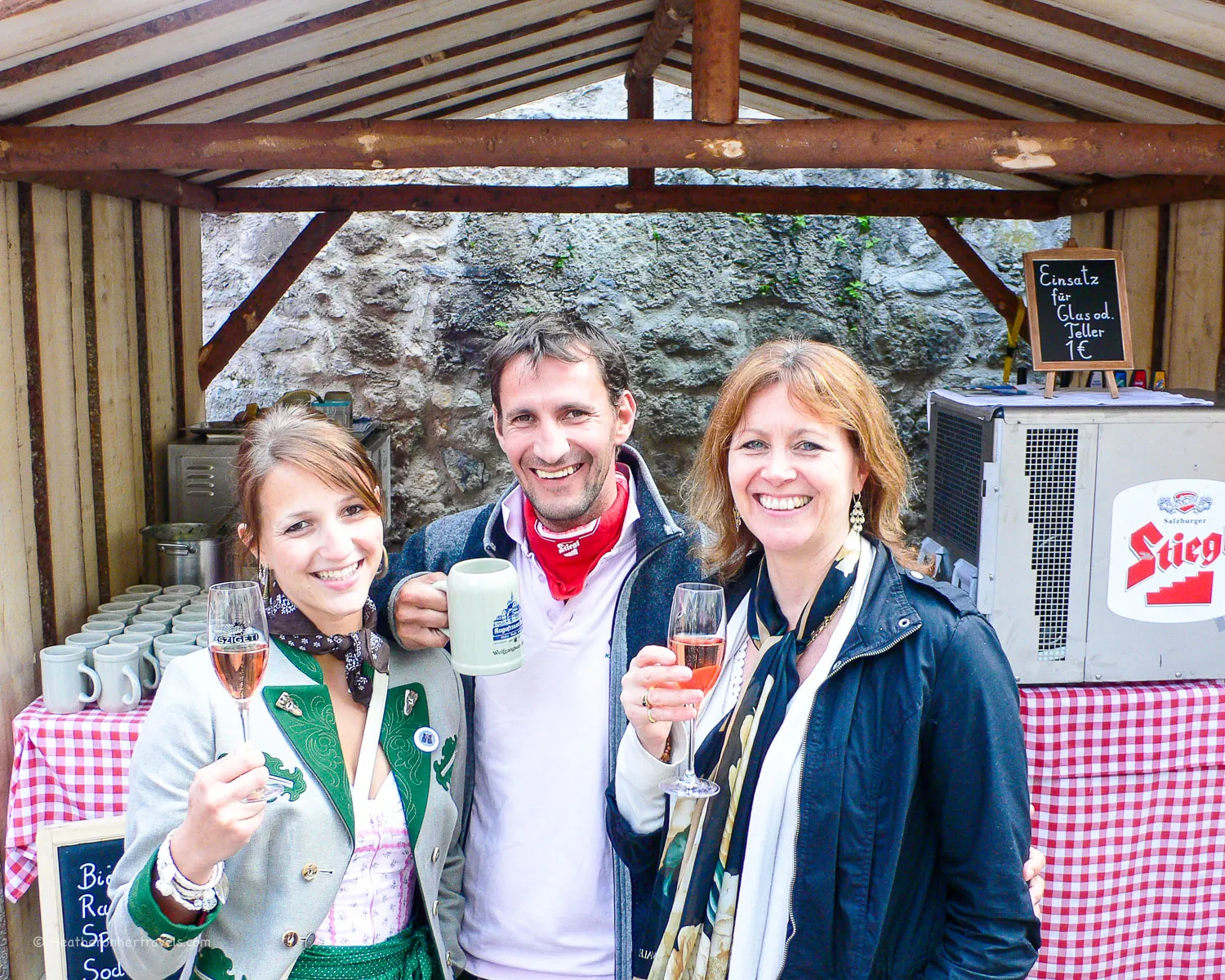 Meeting Wolfgang and Carolin in St Wolfgang, Austria