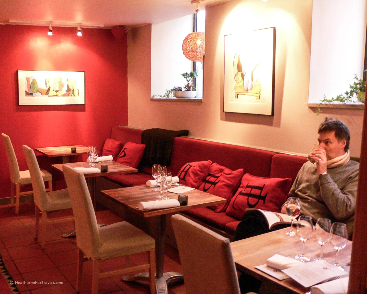 Bar area at Basement in Gothenburg, Sweden