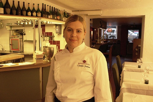 Camilla Parkner, Head Chef at Basement in Gothenburg Photo: Heatheronhertravels.com